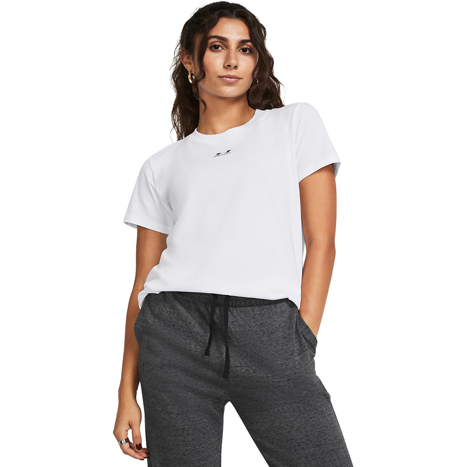 T-shirt femme Under Armour Rival Core 3/5
