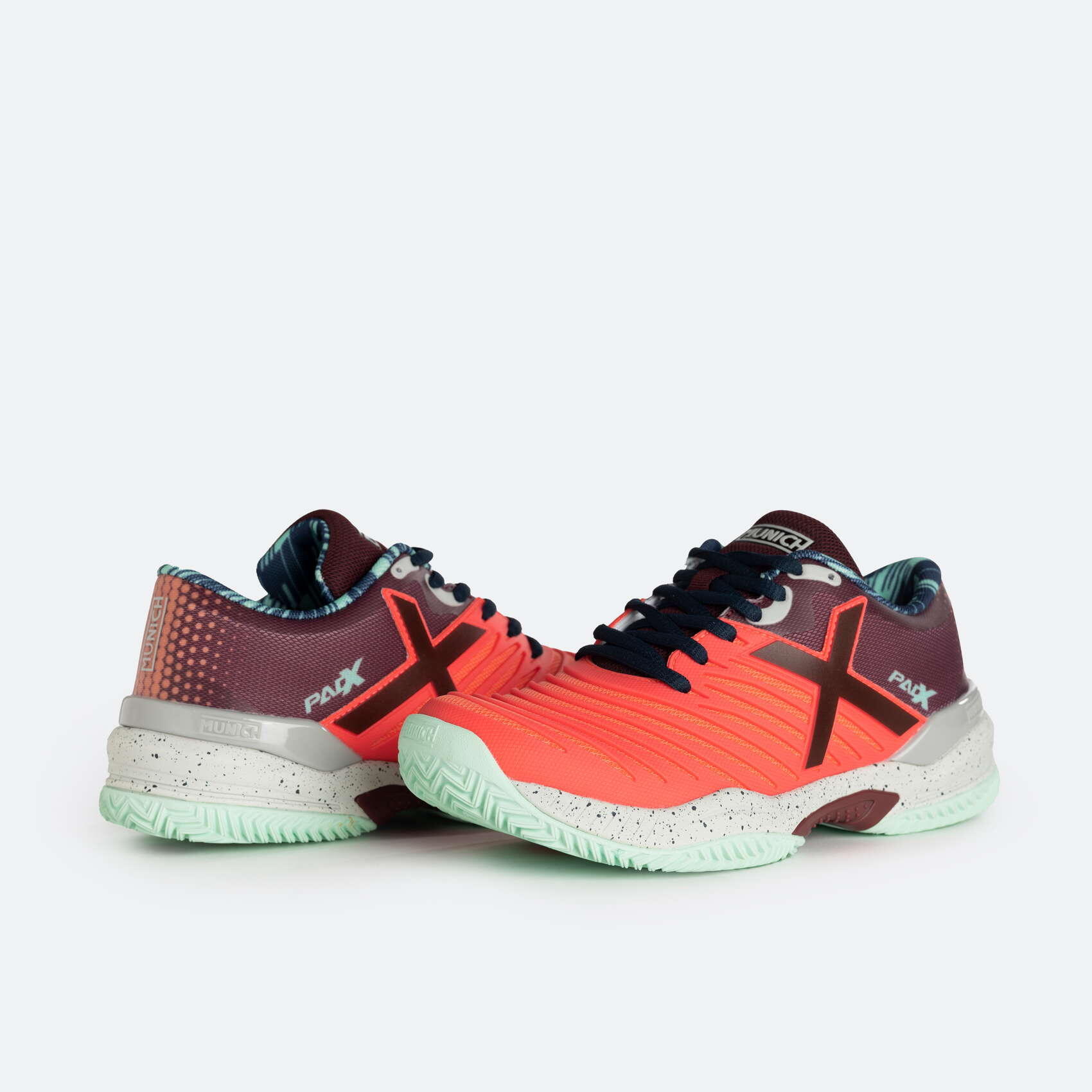 Zapatillas Munich Padx 39 Coral Burdeos -  - 36 5/5