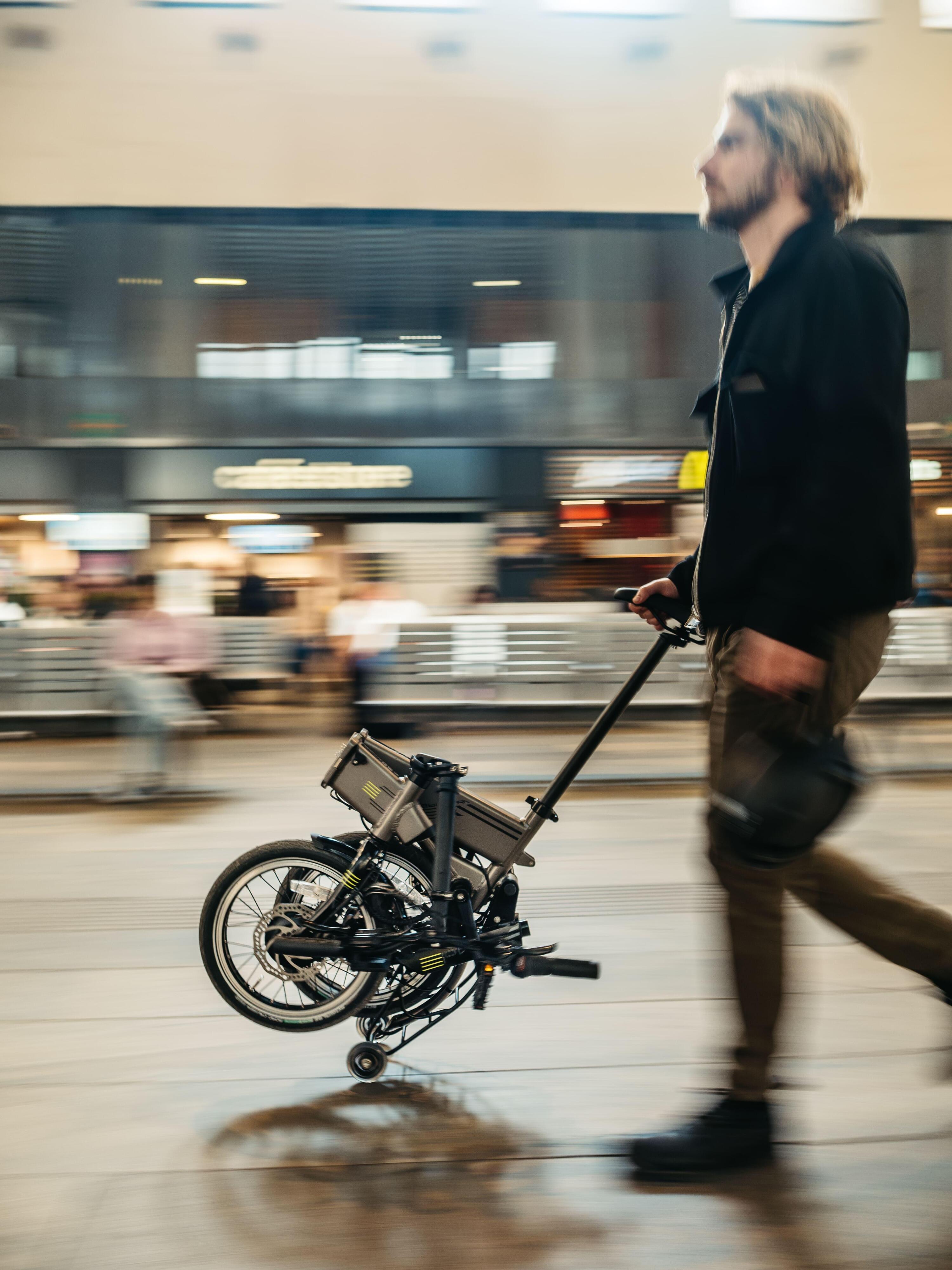 Vélo électrique pliant Supra 4.0+ Titanium grey | Roues 16" | Autonomie 90 km 7/9