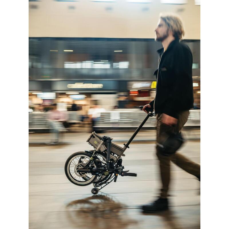Vélo électrique pliant Supra 4.0+ Titanium grey | Roues 16" | Autonomie 90 km