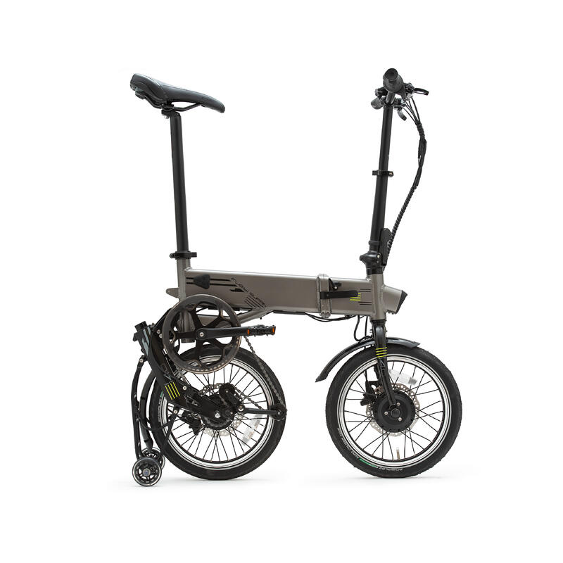 Vélo électrique pliant Supra 4.0+ Titanium grey | Roues 16" | Autonomie 90 km