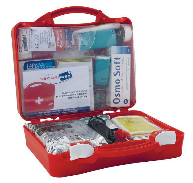 Trousse de 1er secours rigide rouge Club de sport - 83 pièces 3/3