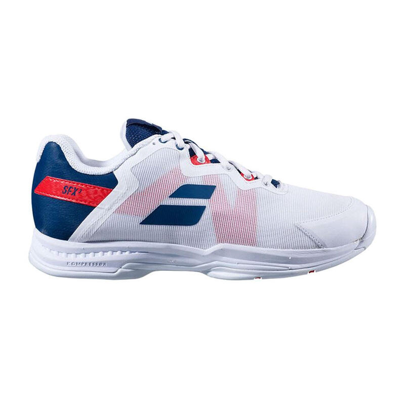 Scarpe Babolat Sfx3 All Court 30s20529 1005 Bianche E Blu