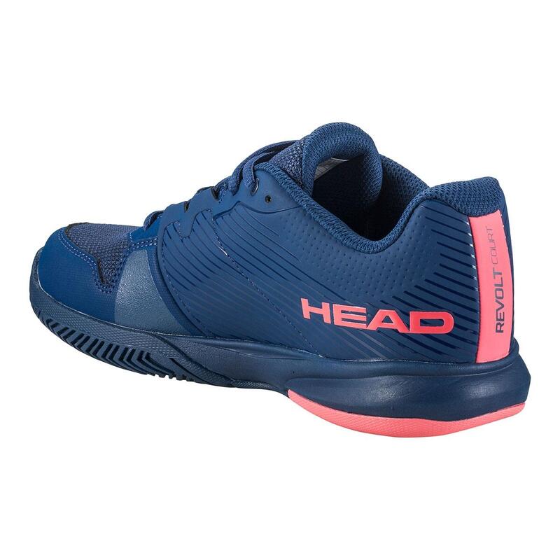 Zapatillas Head Revolt Court Azul Coral Mujer 274402 Dbco