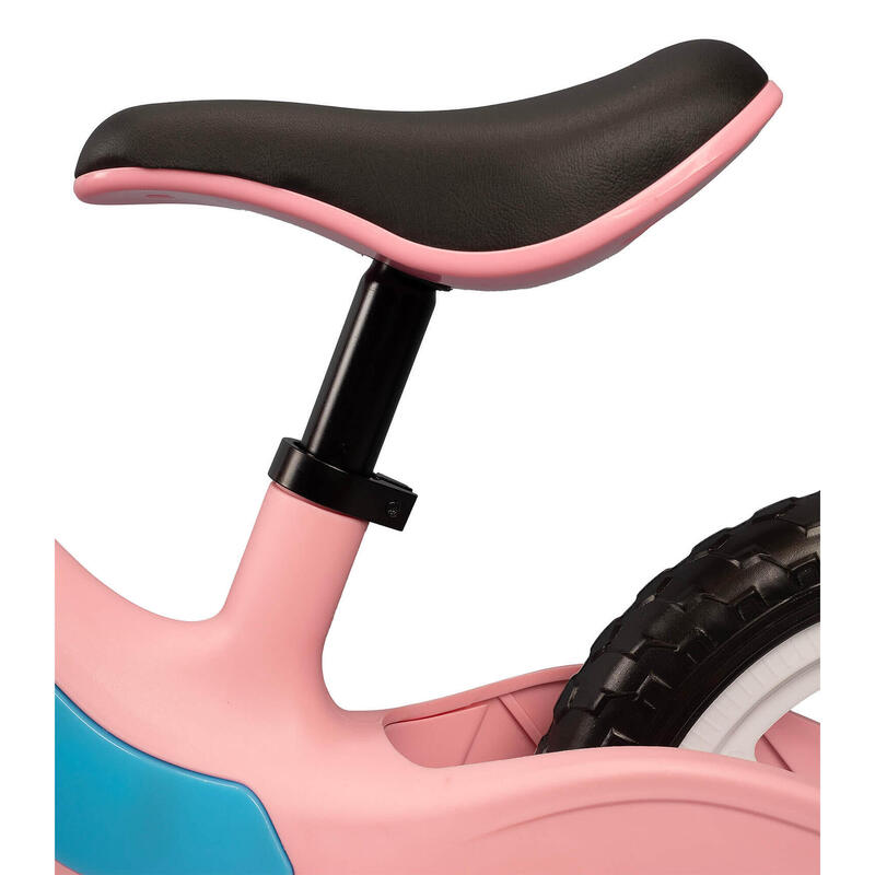 Bicicleta fara pedale cu lumini si muzica Rider, 12 inch, roz