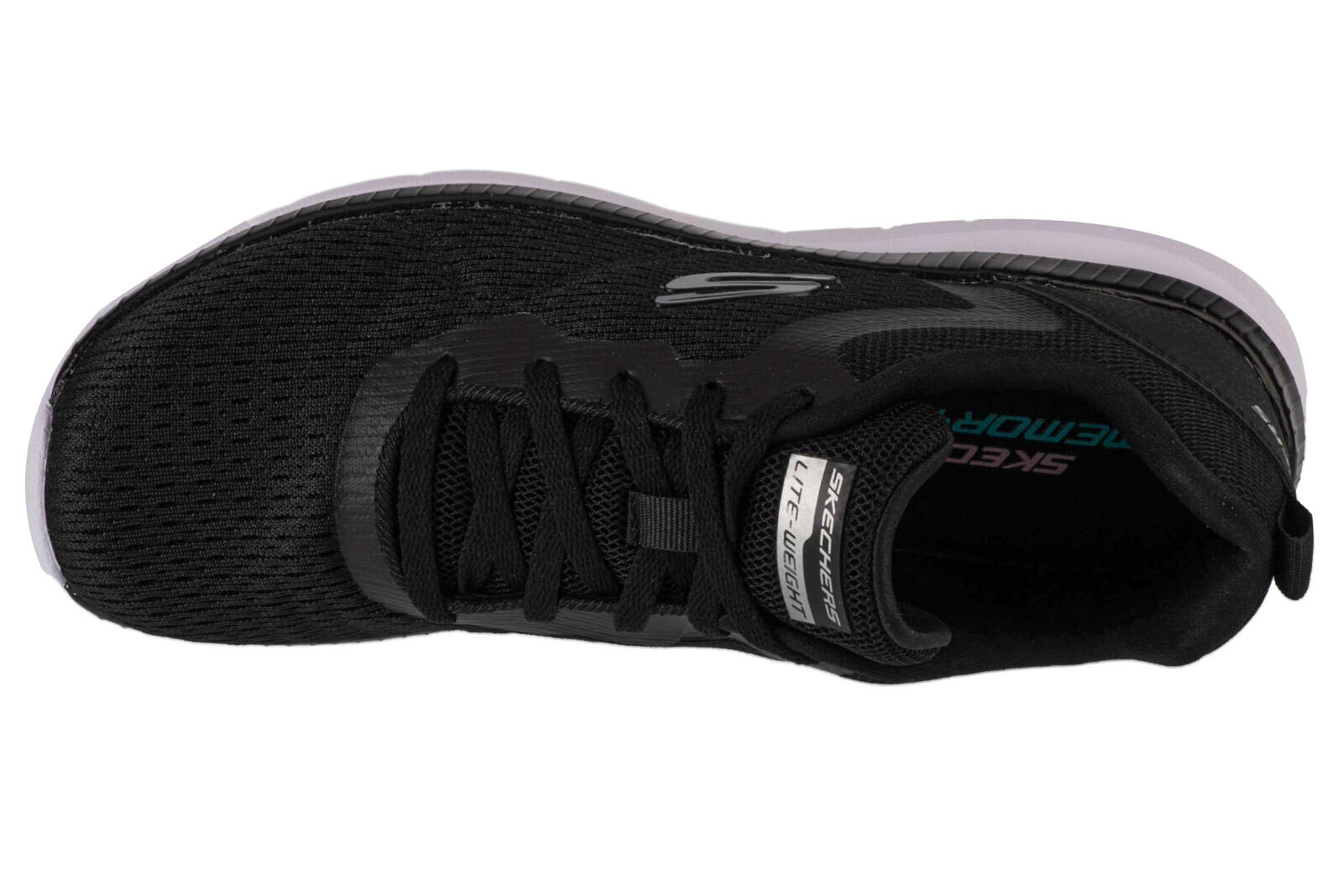 Skechers Bountiful - QUICK PATH Damen Sneaker Trainingsschuhe 12607 schwarz 3/7