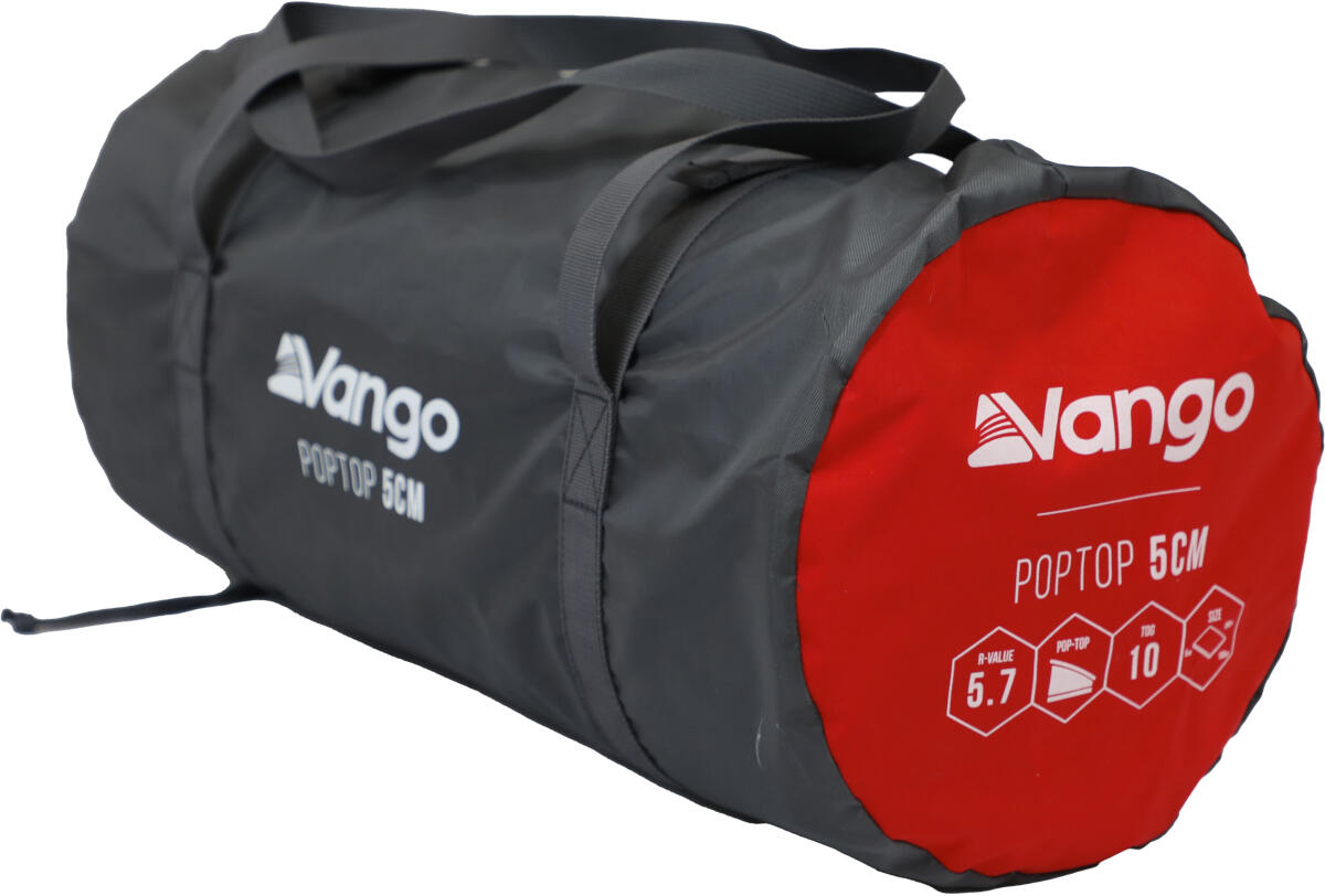 Vango PopTop 5cm Self-Inflating Sleeping Mattress - Shadow Grey 4/6