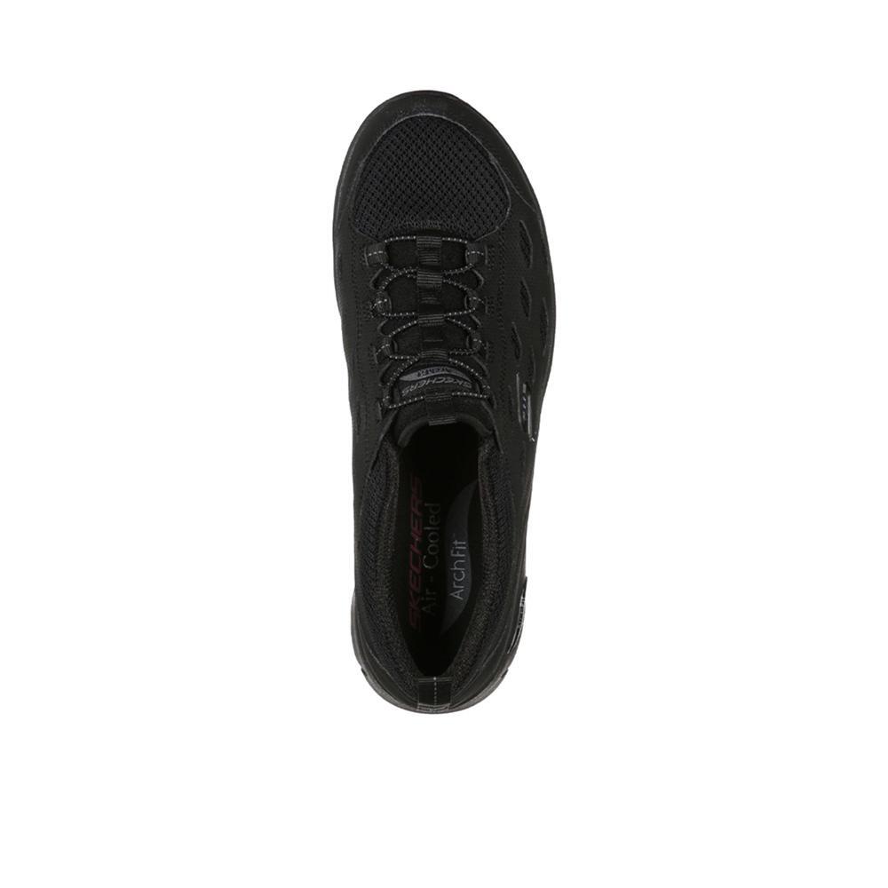 Tênis pretos Skechers Women's Arch Fit Refine 4/5
