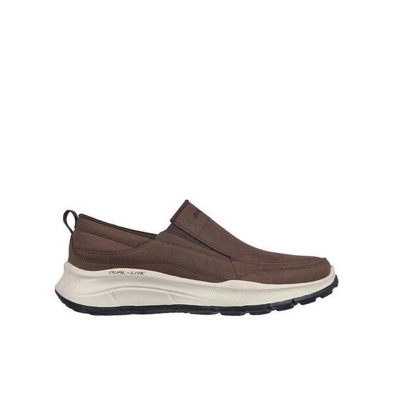 Zapatillas Deportivas Caminar Hombre Skechers 232517_CHOC Chocolate sin Cordones