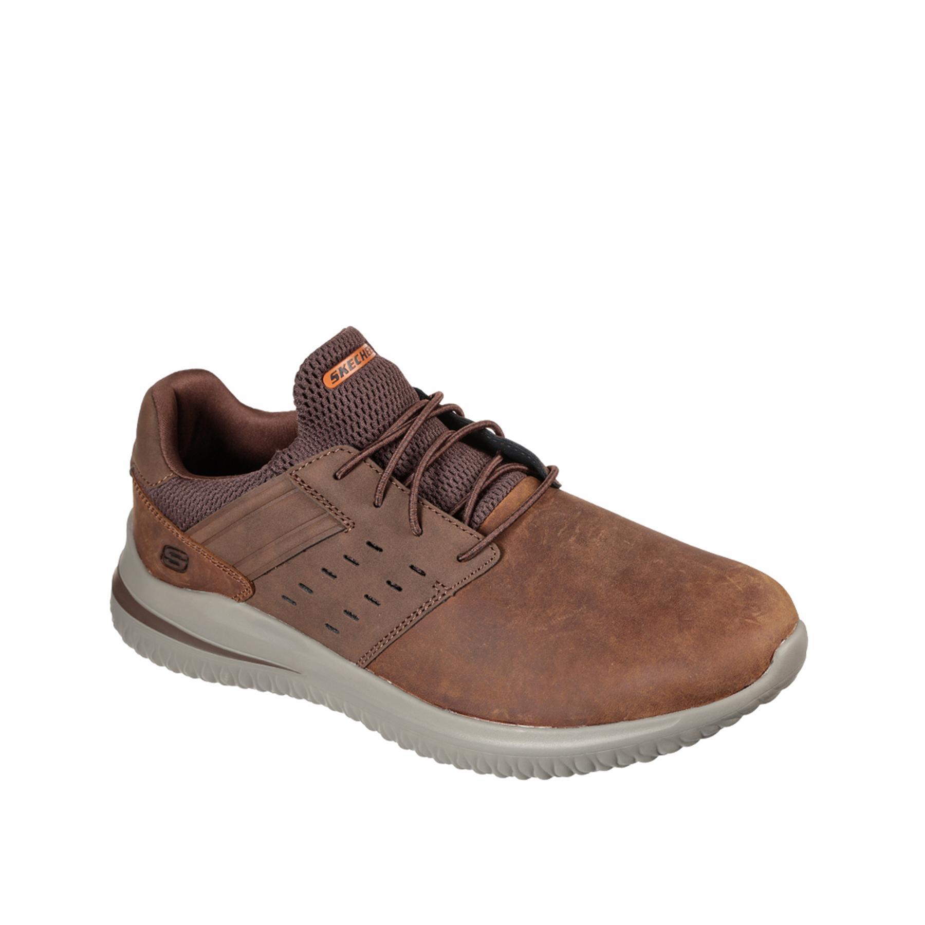 Tênis Marrons Skechers Masculinos Delson 3.0 2/5