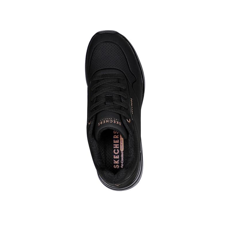 Zapatillas Deportivas Caminar Mujer Skechers 155401_BBK Negras con Cordones