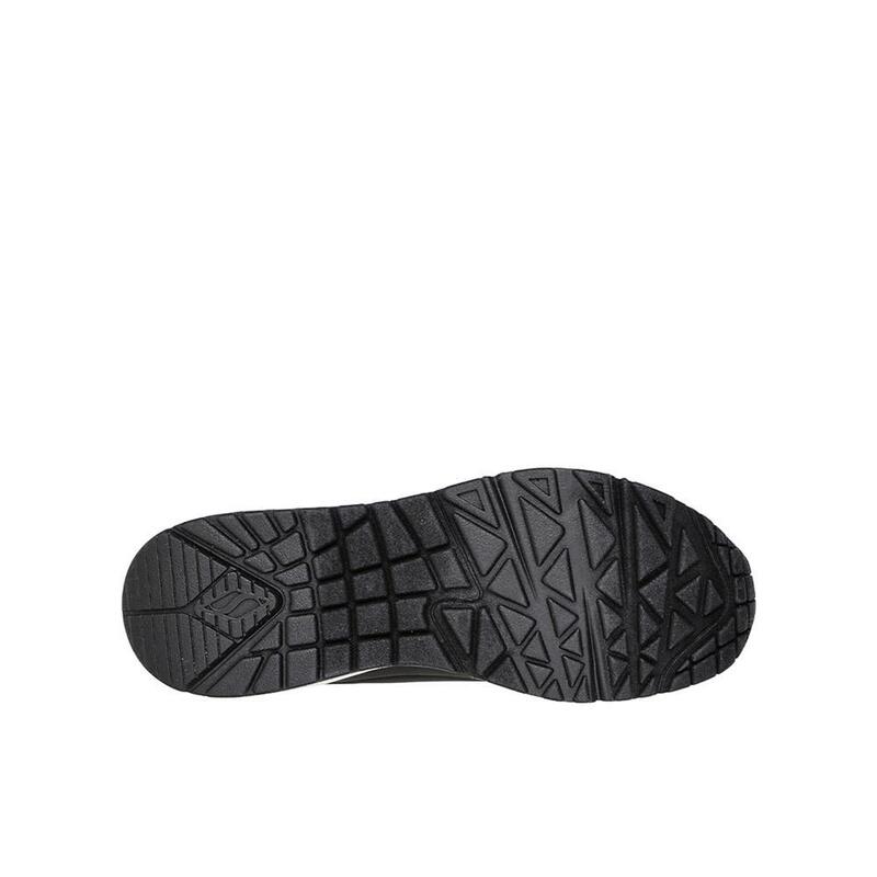 Sapatilhas Desportivas Caminhada Mulher Skechers 155196_BLK Pretos Atacadores
