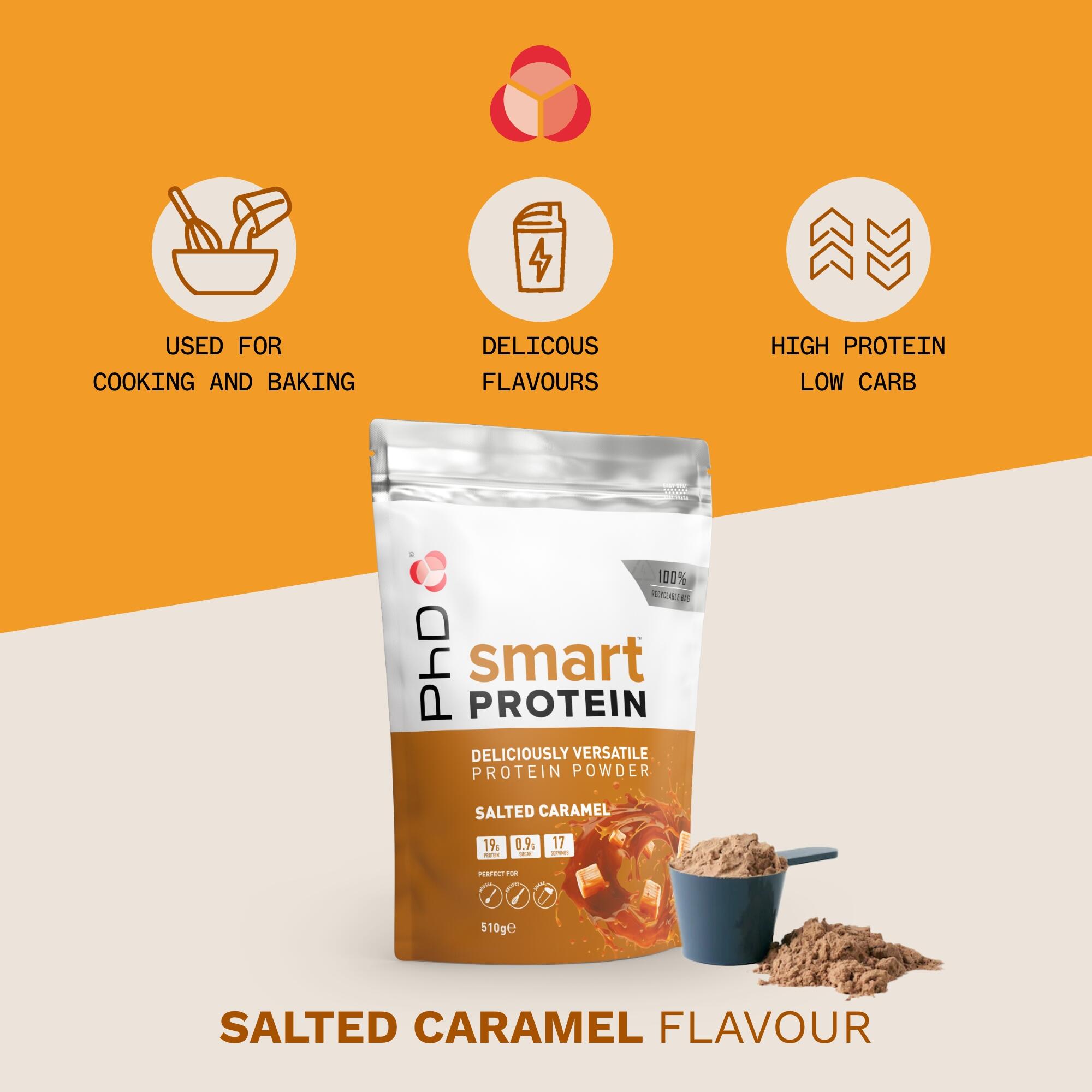 PhD Smart Protein (510g) Salted Caramel - Protéines - Mélange de protéines 4/5