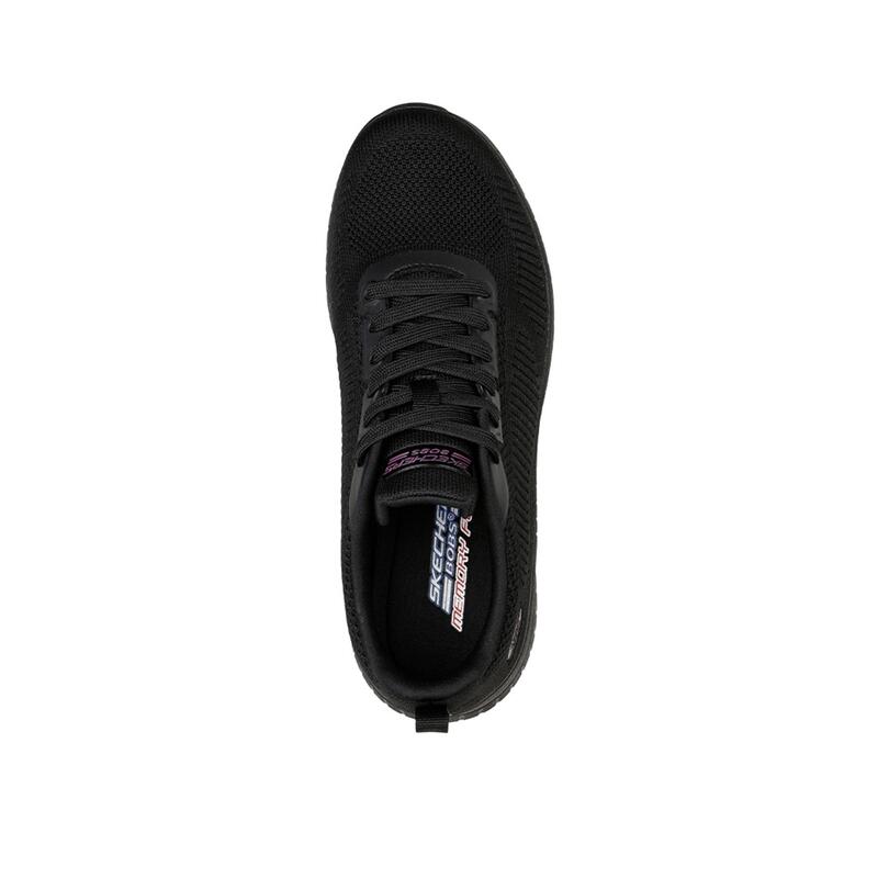 Zapatillas Deportivas Caminar Mujer Skechers 117209_BBK Negras con Cordones
