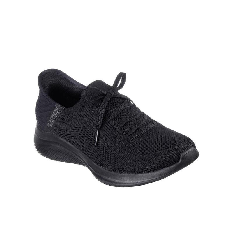 Zapatillas Deportivas Caminar Mujer Skechers 149710_BBK Negras sin Cordones