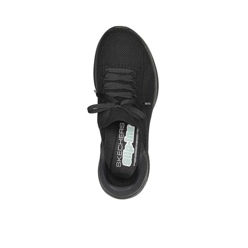 Zapatillas Deportivas Caminar Mujer Skechers 149710_BBK Negras sin Cordones