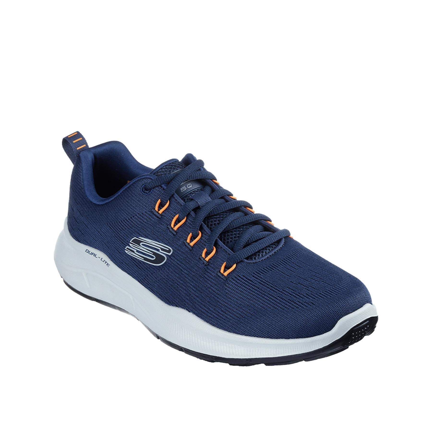 Zapatillas Deportivas Caminar Hombre Skechers 232519_NVOR Azul marino Cordones 2/5
