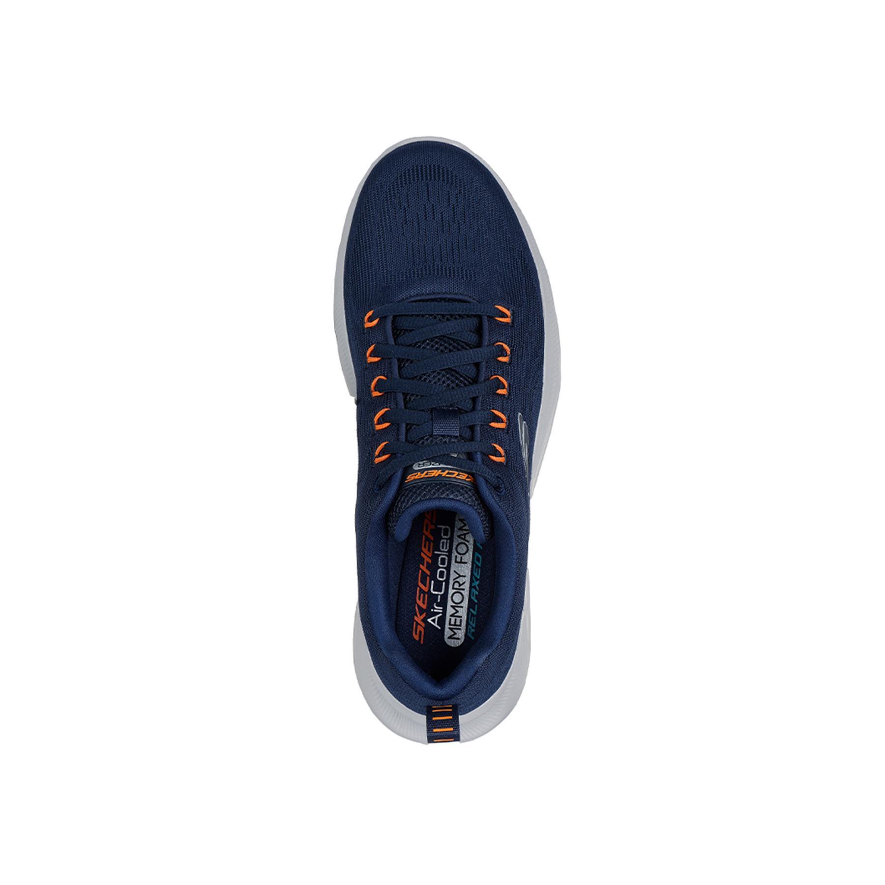 Zapatillas Deportivas Caminar Hombre Skechers 232519_NVOR Azul marino Cordones 4/5