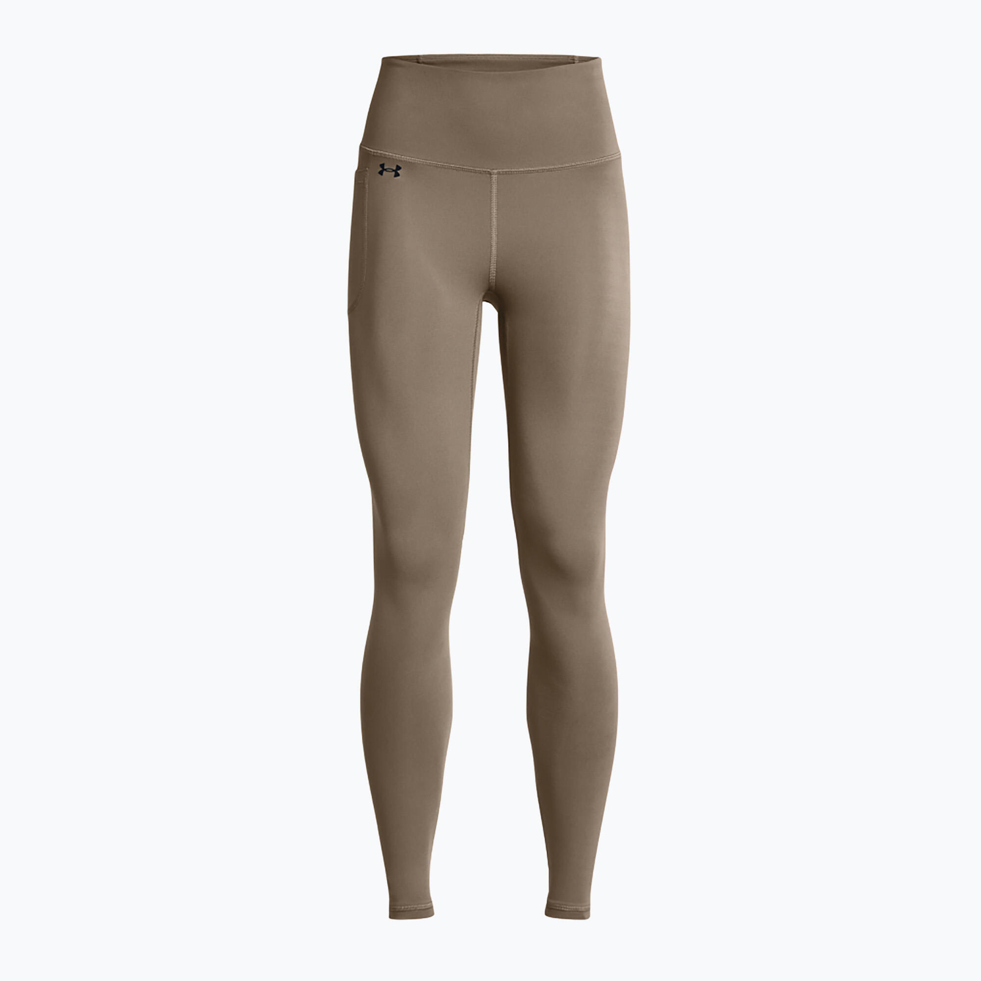 Mallas deportivas para mujer Under armour en color beige 5/5