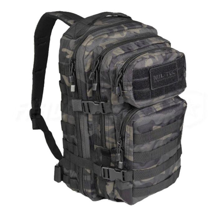 Mochila tática militar mil-tec dark camo 20l