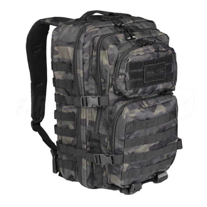 Mochila tática militar mil-tec dark camo 36l