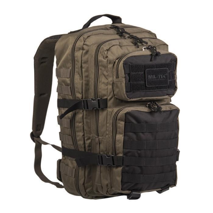 MIL-TEC MOCHILA TÁTICA MILITAR MIL-TEC Verde/Preto 36L