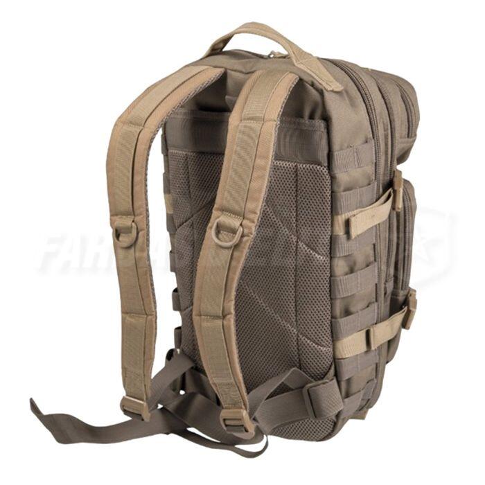 MOCHILA TÁTICA MILITAR MIL-TEC Coiote/Castanho 20L 2/2
