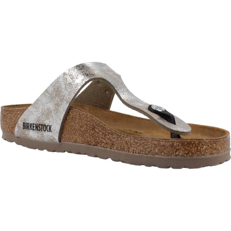 Sandalias Mujer Birkenstock Gizeh Bs Plata