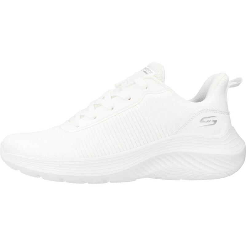 Zapatillas mujer Skechers Bobs Squad Waves Blanco