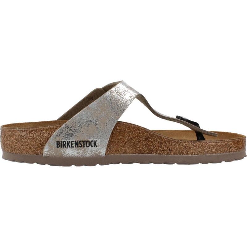 Sandalias Mujer Birkenstock Gizeh Bs Plata