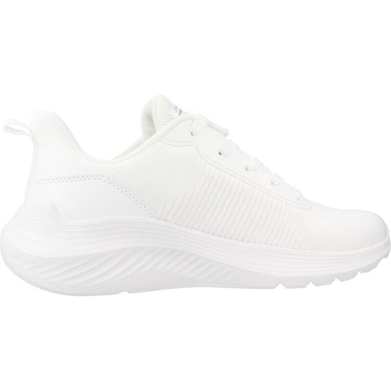 Zapatillas mujer Skechers Bobs Squad Waves Blanco