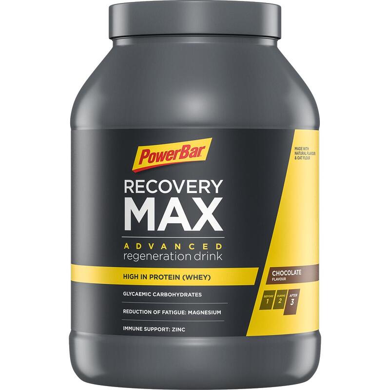Powerbar Recovery Max Chocolate 1144g - Regenerations Whey Drink