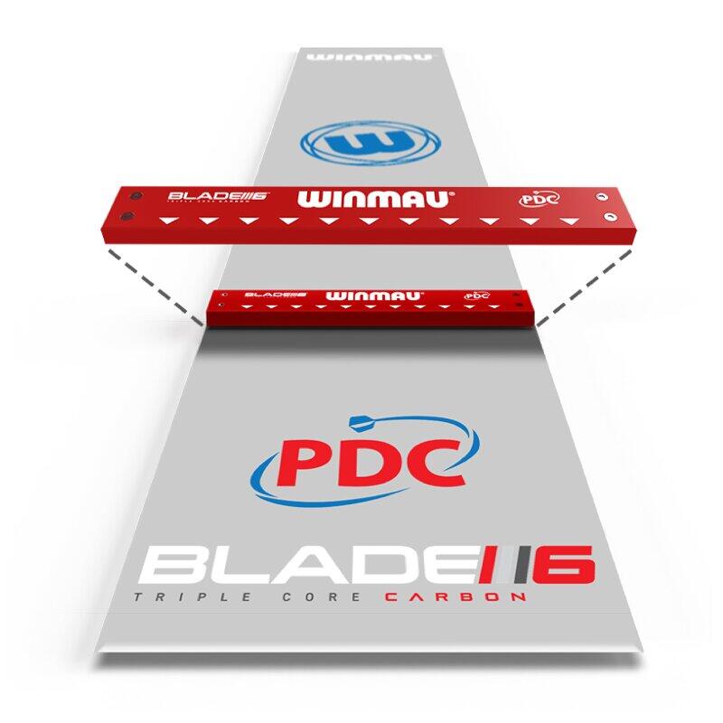 Winmau Clearzone PVC Dartmat + Oche 3/7