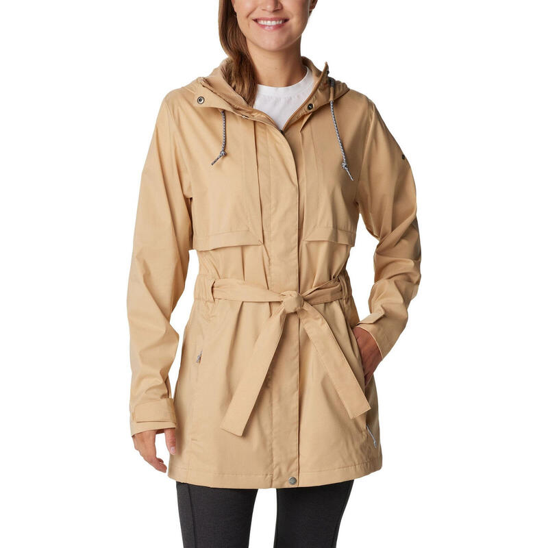 Dzseki Columbia Pardon My Trench Ii Rain Jacket -262, Bézs, Nők