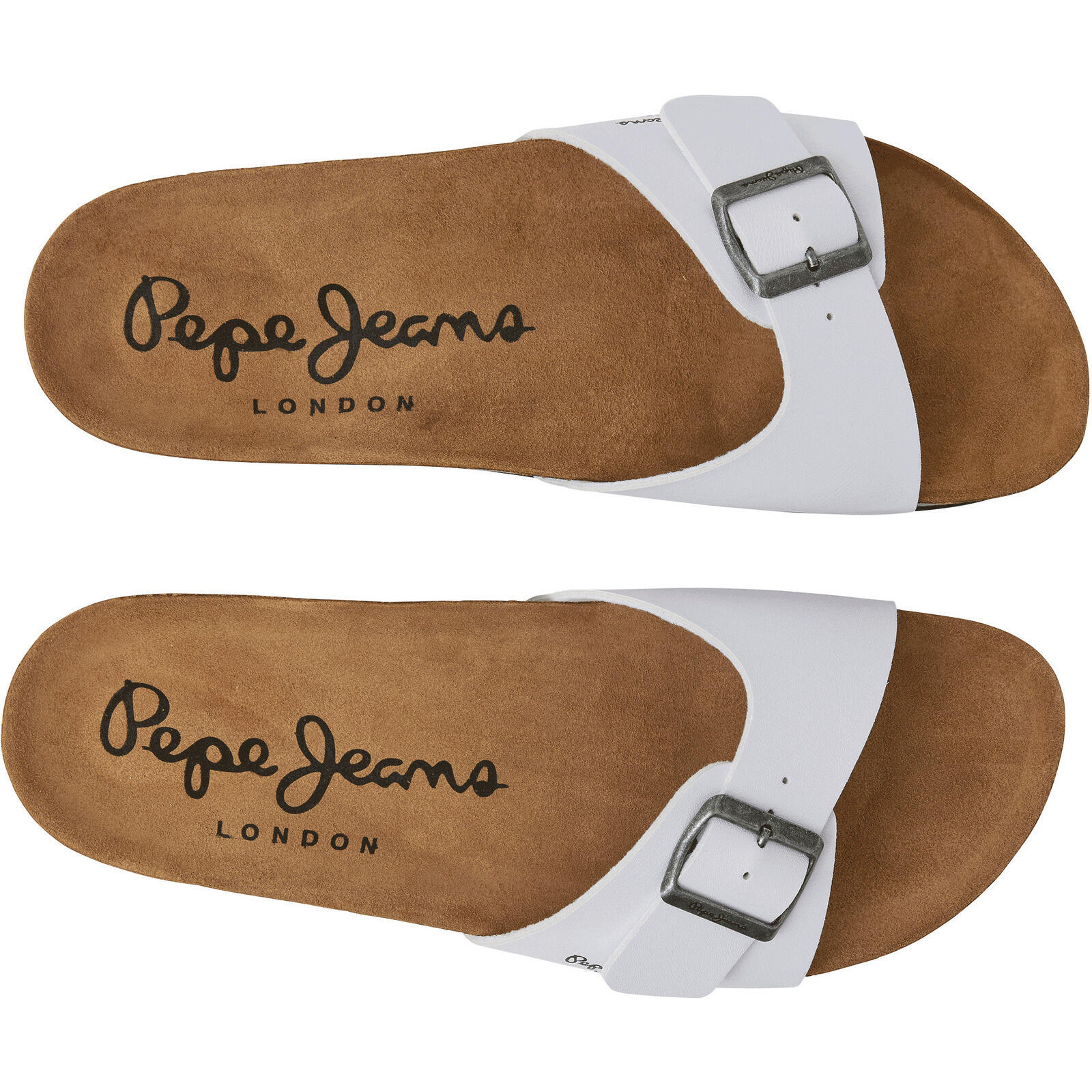 Chanclas Pepe Jeans Bio M Single Champion, Blanco, Hombre 2/5