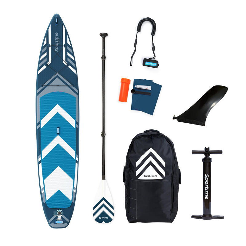 Sportime Stand up Paddling Board Seegleiter Touring-Set, 114 Touring Board