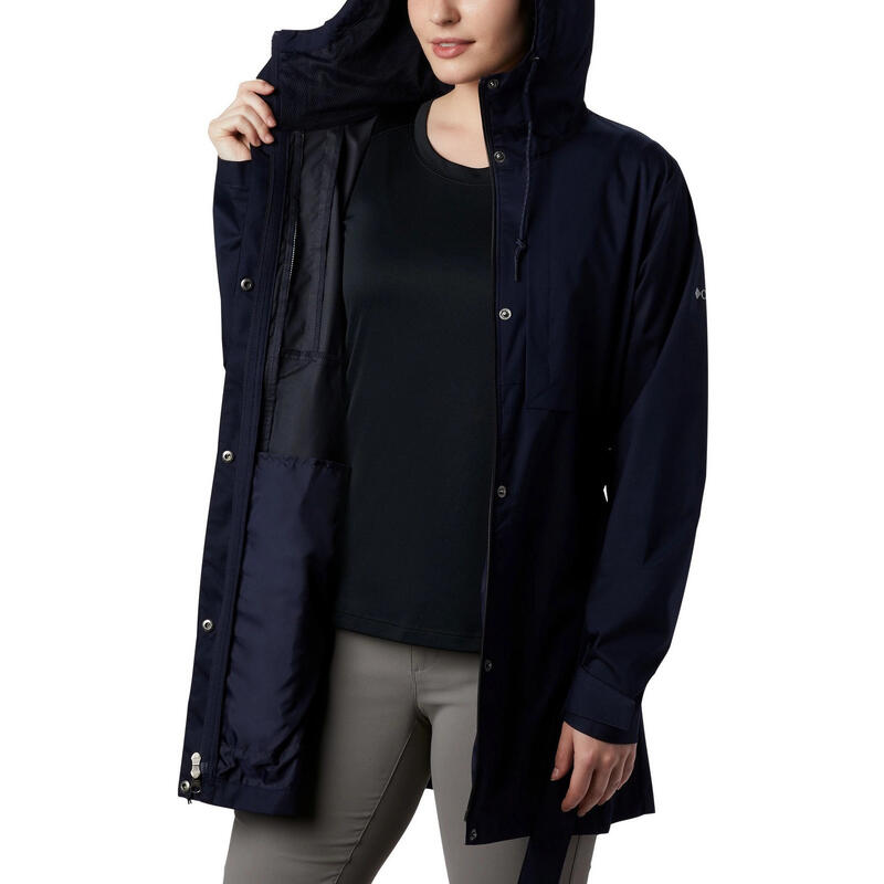 Jasje Columbia Pardon My Trench Ii Rain Jacket, Blauw, Dames