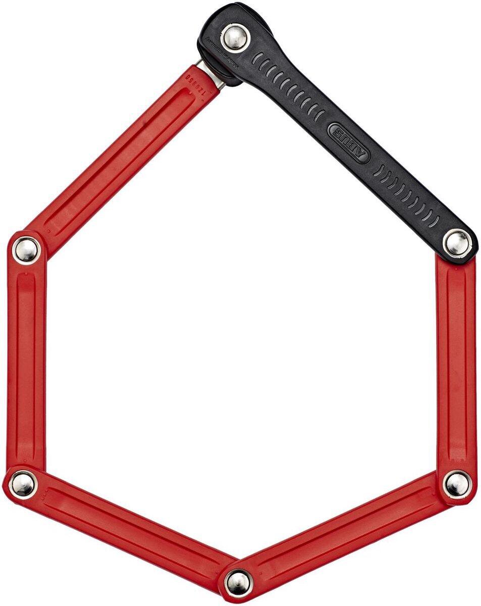 Compact Abus Bordo Lite 85cm Red Folding Lock 2/4