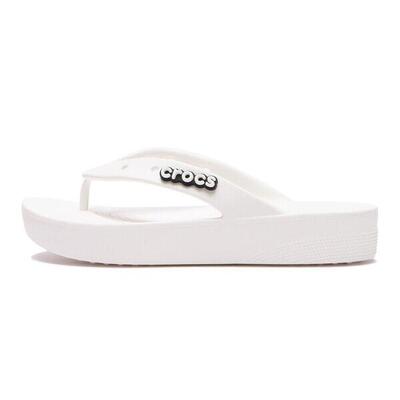 Damen Zehensandalen Crocs Platform Flip