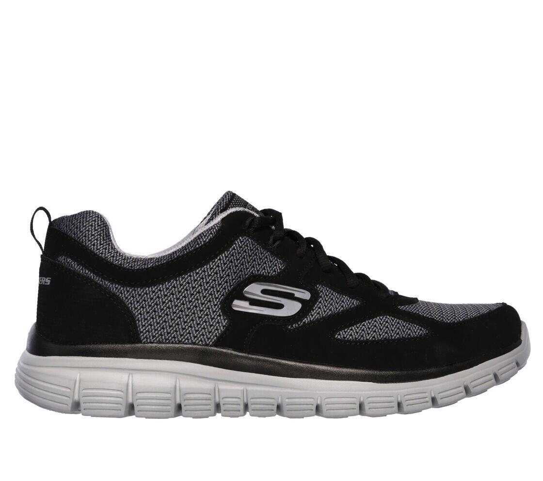 Chaussures Lifestyle Skechers Burns Agoura Noir/Gris Homme 2/5