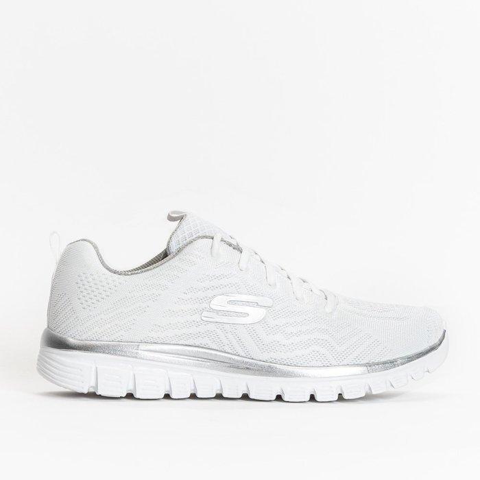 Zapatillas Caminar Mujer SKECHERS GRACEFUL - GET CONNECTED Blanco