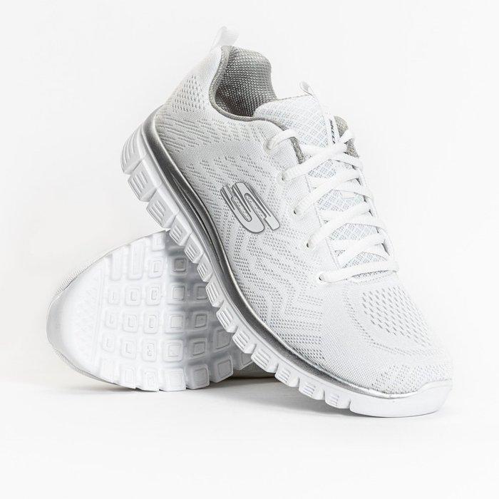 Zapatillas Caminar Mujer SKECHERS GRACEFUL - GET CONNECTED Blanco