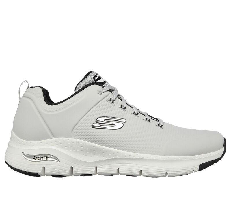 Pantofi sport Skechers Arch Fit-Titan, gri deschis-negru 43