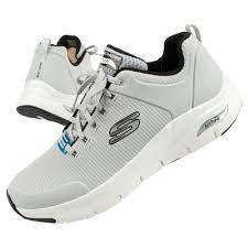 Pantofi sport Skechers Arch Fit-Titan, gri deschis-negru 43