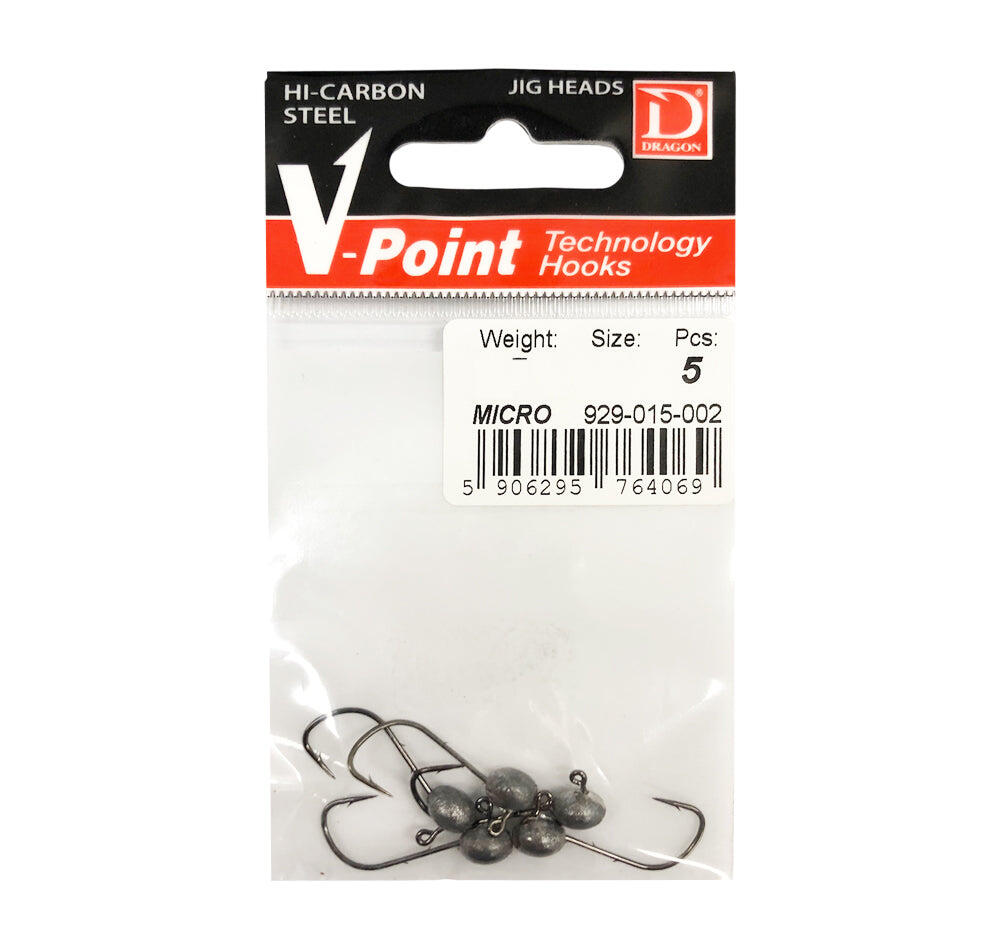 Dragon V-Point Micro Jig Heads / 1 / 1.5g