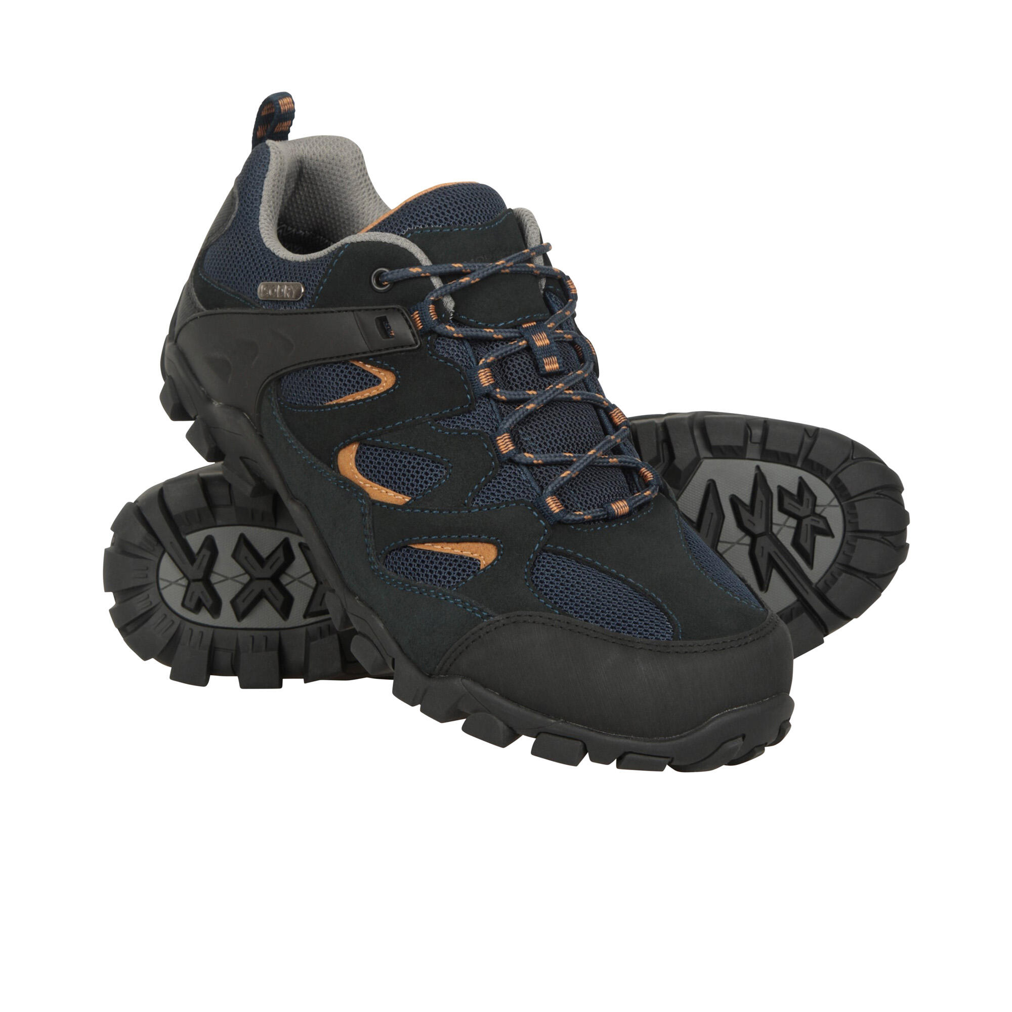 Mountain Warehouse Mens Curlews Waterproof Suede Walking Shoes