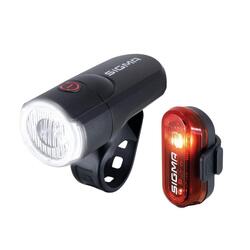 Kit Luces Bicicleta SIGMA Aura 30 Curve a Pilas