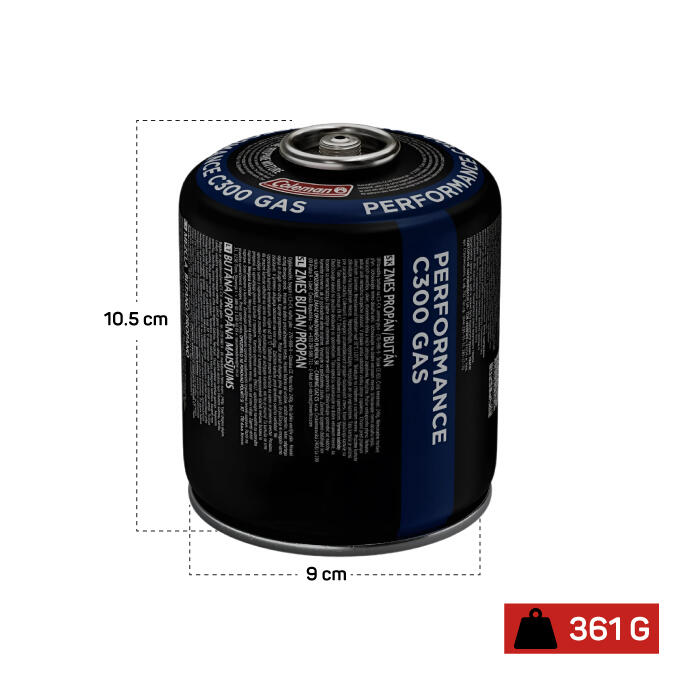 C300 Performance Gas Cartridge Compatible with Coleman Camping Stove Burner