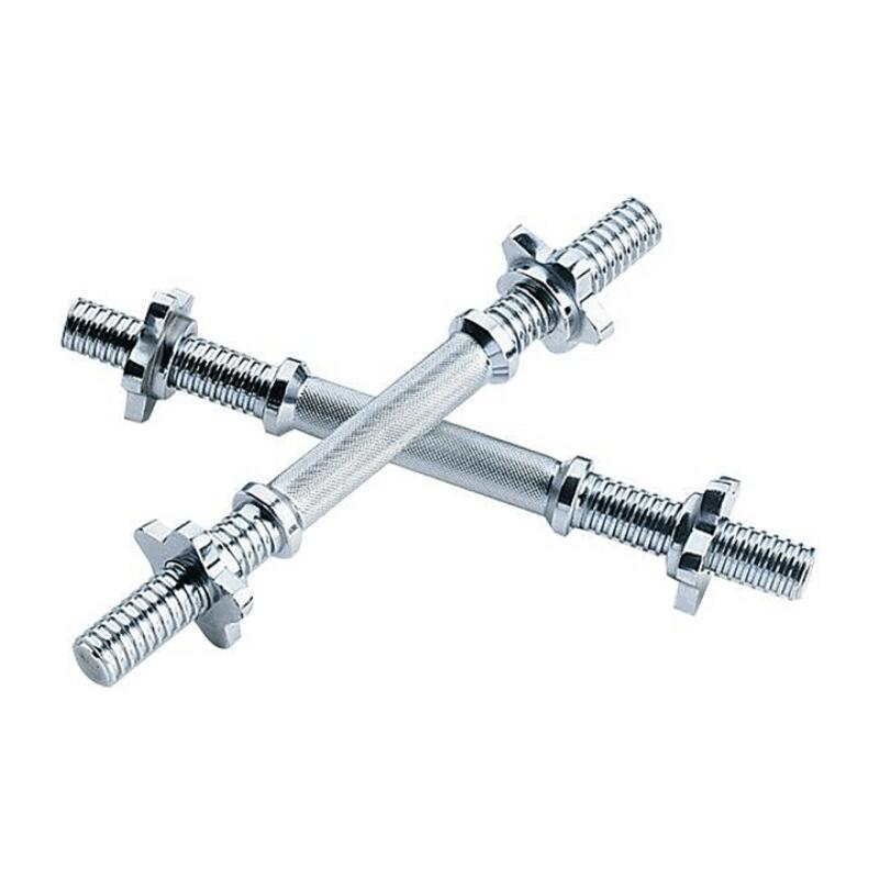 York 14" Spin Lock dumbbell Handle Pair