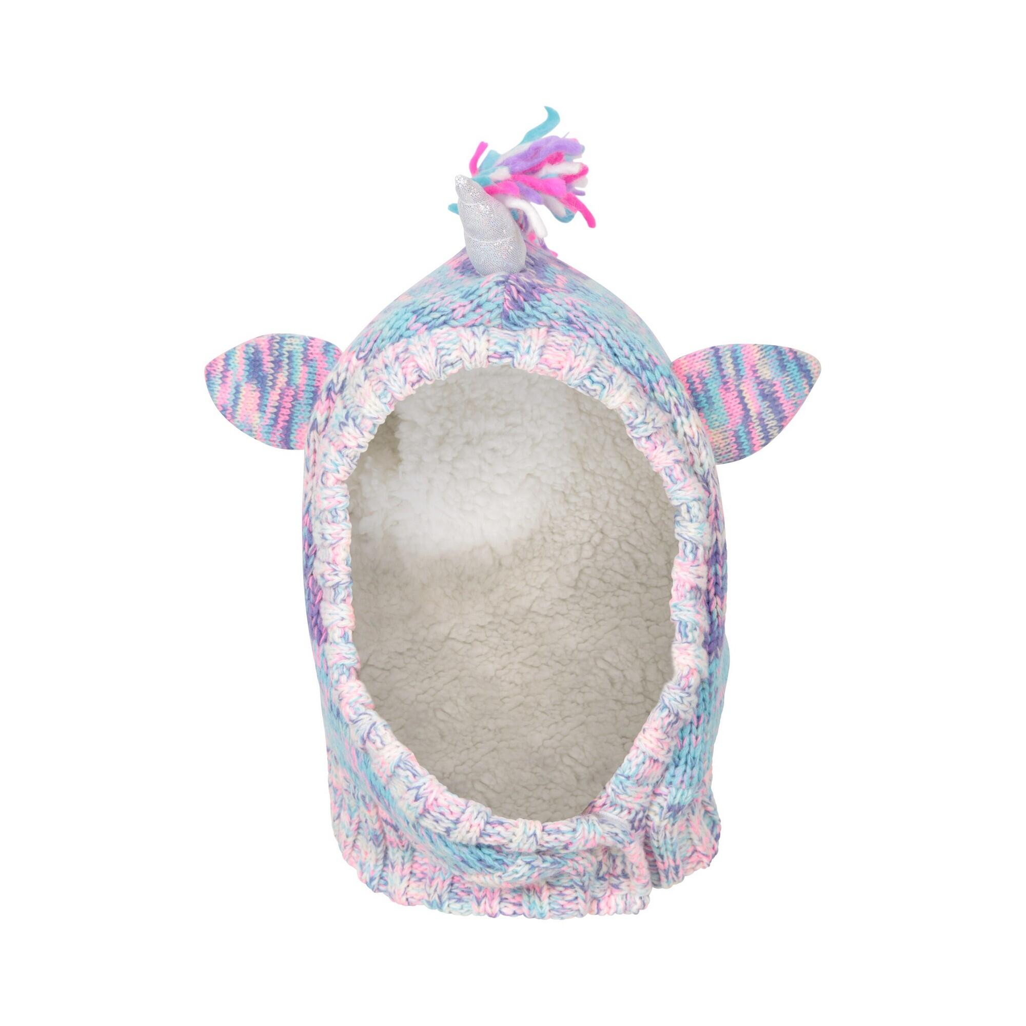 Mountain Warehouse Childrens/Kids Unicorn Fleece Lined Balaclava